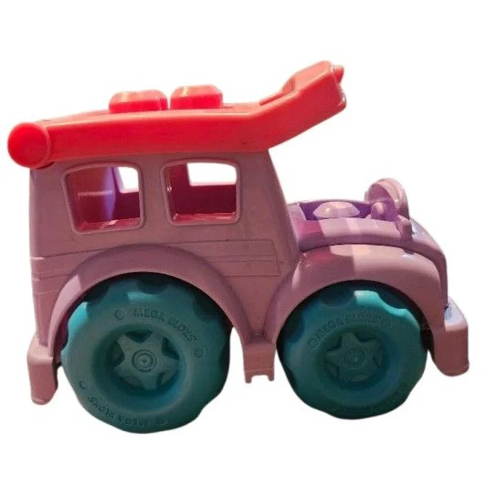 B2 Mega Bloks First Builders Purple Car Truck